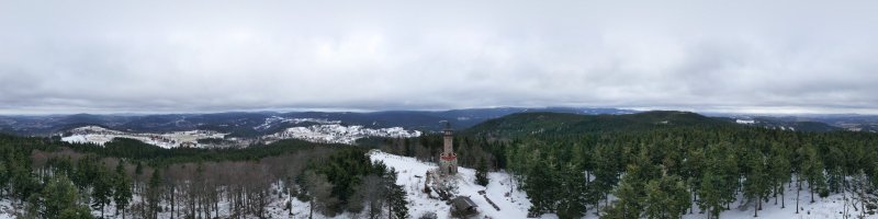 Panorama Lookout tower Štěpánka